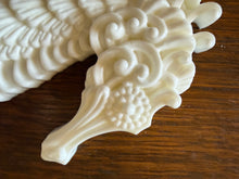 Load image into Gallery viewer, Seahorse Resin Casting Paintable Furniture Applique Coastal Beach Decor Nautical Embellishment DIY Craft Supply