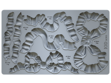 Load image into Gallery viewer, Bows IOD Decor Furniture Mould 6x10 Iron Orchid Designs Use Clay/Resin for Furniture Jewelry Making Sugar Arts