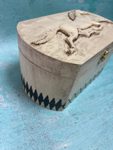 Load image into Gallery viewer, Horse Treasure Box Kit with Resin Horse, Decorative Transfers, Paints, Sealer, Brush and Instructional Video Link