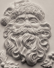 Load image into Gallery viewer, IOD Decor Mould  Saint Nick 5" x 7" Iron Orchid Designs Santa Head Use With Clay or Resin Jewelry Making, Sugar Arts, Ceramics