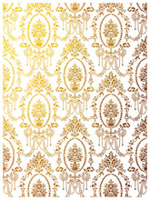 Load image into Gallery viewer, IOD Emporium Decor Foil Transfer New Type of Transfer 12" x 16" Rub On Furniture and Crafts Gold Foil 8 Pages Iron Orchid Designs
