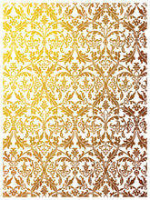 Load image into Gallery viewer, IOD Emporium Decor Foil Transfer New Type of Transfer 12" x 16" Rub On Furniture and Crafts Gold Foil 8 Pages Iron Orchid Designs