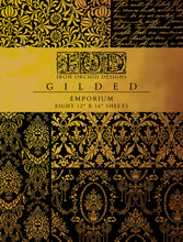 Load image into Gallery viewer, IOD Emporium Decor Foil Transfer New Type of Transfer 12" x 16" Rub On Furniture and Crafts Gold Foil 8 Pages Iron Orchid Designs
