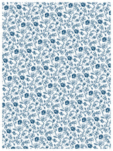 Load image into Gallery viewer, IOD Delft Traditions Azure IOD Paint Inlay 12 x 16" 4  Sheets Furniture and Craft Inlay