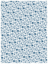 Load image into Gallery viewer, IOD Delft Traditions Azure IOD Paint Inlay 12 x 16" 4  Sheets Furniture and Craft Inlay