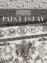 Load image into Gallery viewer, IOD Delft Traditions Noir  IOD Paint Inlay 12 x 16" 4  Sheets Furniture and Craft Inlay