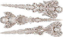 Load image into Gallery viewer, Angelic Tapers IOD Decor Furniture Mould 6x10 Iron Orchid Designs Use Clay/Resin for Furniture Jewelry Making Sugar Arts
