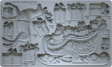 Load image into Gallery viewer, Santa's Sleigh - IOD Decor Furniture Mould 6x10 Iron Orchid Designs Use Clay/Resin for Signs, Furniture, Crafts, Sugar Arts
