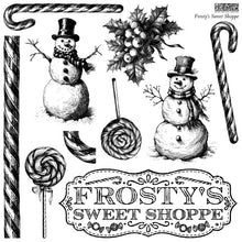 Load image into Gallery viewer, Frosty's Sweet Shoppe IOD 12"x12" Decor Stamp - Great for Furniture, Crafts, Signs, and Home Decor