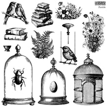 Load image into Gallery viewer, Iron Orchid Designs Pastiche Decor Stamp 12" x12" 2 Page Set - Great for Furniture, Crafts and Home Decor