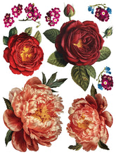 Load image into Gallery viewer, IOD Decorative Furniture Transfer Collage de Fleurs 12x16 Pad with 8 Sheets Furniture and Craft Rub On
