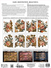 Load image into Gallery viewer, IOD Decorative Furniture Transfer Joie des Roses 12x16 Pad with 8 Sheets Furniture and Craft Rub On