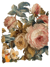 Load image into Gallery viewer, IOD Decorative Furniture Transfer Joie des Roses 12x16 Pad with 8 Sheets Furniture and Craft Rub On