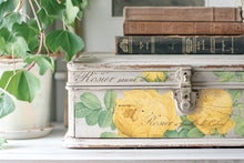 Load image into Gallery viewer, IOD Decorative Furniture Transfer Rose Botanical 12x16 Pad with 8 Sheets Furniture and Craft Rub On