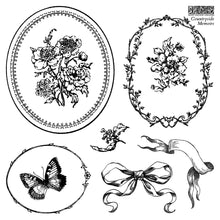 Load image into Gallery viewer, Countryside Memoirs 6" x 6"  IOD Mini Stamp Box Set  Decor Stamp - Great for Furniture, Crafts and Home Decor Four 6"x 6" Sheets