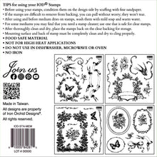 Load image into Gallery viewer, Countryside Memoirs 6" x 6"  IOD Mini Stamp Box Set  Decor Stamp - Great for Furniture, Crafts and Home Decor Four 6"x 6" Sheets
