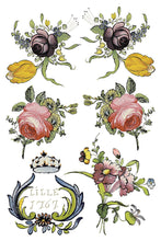 Load image into Gallery viewer, IOD Decorative Furniture Fairytale Florals Transfer  8" x 12" Pad 8 Sheets