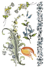 Load image into Gallery viewer, IOD Decorative Furniture Fairytale Florals Transfer  8" x 12" Pad 8 Sheets