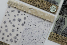 Load image into Gallery viewer, IOD Flurry Stamp 12x12 |ron Orchid Designs Snowflake Stamp Winter Background Stamp Christmas Card & Gift Wrap DIY