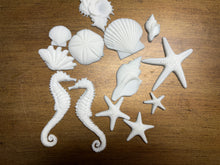 Load image into Gallery viewer, Seashell and Seahorse Resin Castings