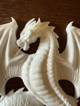 Load image into Gallery viewer, Resin Dragon Casting – Ready to Paint Fantasy Resin Casting – 9.5 Inch Dragon Plaque – DIY Craft Supply – Gamer Decor – Hand Poured Resin