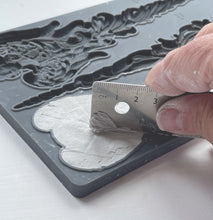Load image into Gallery viewer, Angelic Tapers IOD Decor Furniture Mould 6x10 Iron Orchid Designs Use Clay/Resin for Furniture Jewelry Making Sugar Arts