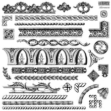 Load image into Gallery viewer, Iron Orchid Designs Adornment 12×12 Decor Stamp - Great for Furniture, Crafts and Home Decor