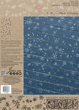 Load image into Gallery viewer, IOD Flurry Stamp 12x12 |ron Orchid Designs Snowflake Stamp Winter Background Stamp Christmas Card & Gift Wrap DIY