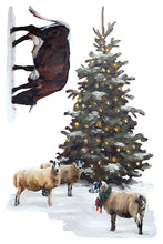 Load image into Gallery viewer, IOD North Pole Co Paint Inlay Iron Orchid Designs Christmas Paint Inlay Vintage Santa Gingerbread Holiday Craft Supplies 8x12
