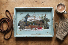 Load image into Gallery viewer, IOD North Pole Co Paint Inlay Iron Orchid Designs Christmas Paint Inlay Vintage Santa Gingerbread Holiday Craft Supplies 8x12