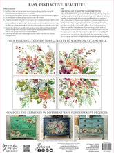 Load image into Gallery viewer, IOD Decorative Furniture Transfer ELYSIUM 12x16 Pad with 4 Sheets Furniture and Craft Rub On
