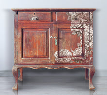 Load image into Gallery viewer, IOD Decorative Furniture Transfer May's Roses 12x16 Pad with 4 Sheets Furniture and Craft Rub On