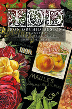 Load image into Gallery viewer, IOD Decorative Furniture Seed Catalogue Transfer 8" x 12" Pad 8 Sheets