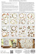 Load image into Gallery viewer, IOD The Bramblewood Diaries Transfer 8 Sheets 8" x 12" Woodland Seasonal Transfer Nature, Botanical & Cottage Core Furniture Decor