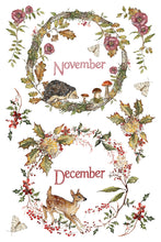 Load image into Gallery viewer, IOD The Bramblewood Diaries Transfer 8 Sheets 8" x 12" Woodland Seasonal Transfer Nature, Botanical & Cottage Core Furniture Decor