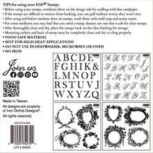 Load image into Gallery viewer, Insignia IOD Mini Stamp Box Set  Decor Stamp - Great for Furniture, Crafts and Home Decor Four 6"x 6" Sheets