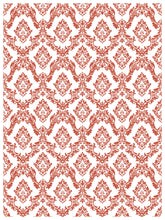 Load image into Gallery viewer, IOD Lattice Rose IOD Paint Inlay 12 x 16" Pad 8 Sheets Furniture and Craft Inlay