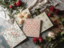 Load image into Gallery viewer, IOD Lattice Rose IOD Paint Inlay 12 x 16" Pad 8 Sheets Furniture and Craft Inlay