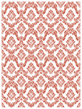 Load image into Gallery viewer, IOD Lattice Rose IOD Paint Inlay 12 x 16" Pad 8 Sheets Furniture and Craft Inlay