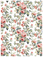 Load image into Gallery viewer, IOD Lattice Rose IOD Paint Inlay 12 x 16" Pad 8 Sheets Furniture and Craft Inlay