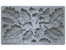 Load image into Gallery viewer, Oak Leaves & Acorns  IOD Decor Furniture Mould 6x10 Iron Orchid Designs Use Clay/Resin for Furniture Jewelry Making Sugar Arts
