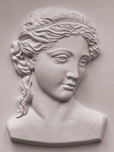 Load image into Gallery viewer, Persephone IOD Decor Furniture Mould 5 x 7  Iron Orchid Designs Use Clay/Resin for Furniture Jewelry Making Sugar Arts Head Face