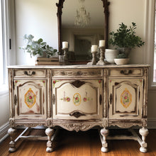 Load image into Gallery viewer, IOD Petite Fleur Red IOD Paint Inlay 12 x 16" 4  Sheets Furniture and Craft Inlay