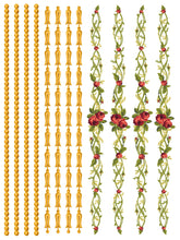 Load image into Gallery viewer, IOD Petite Fleur Red IOD Paint Inlay 12 x 16" 4  Sheets Furniture and Craft Inlay