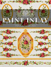 Load image into Gallery viewer, IOD Petite Fleur Red IOD Paint Inlay 12 x 16" 4  Sheets Furniture and Craft Inlay