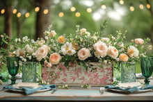 Load image into Gallery viewer, IOD Paint Inlay Spring Melody 16" x 12" Pad 8 Sheets Decorative Furniture Inlay Limited Quantities Bunnies Spring Flowers and more