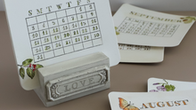 Load image into Gallery viewer, IOD A Timely Tale Stamp Set 6" x 6" Planner & Bullet Journal Stamps Four Sheet Boxed Set by Artist Jane Carkhill
