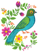Load image into Gallery viewer, IOD Paint Inlay Vida Flora Designed by Debi Beard from Debi's DIY Paint 16" x 12" Pad 8 Sheets Decorative Furniture Inlay Limited Quanities