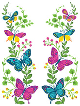 Load image into Gallery viewer, IOD Paint Inlay Vida Flora Designed by Debi Beard from Debi's DIY Paint 16" x 12" Pad 8 Sheets Decorative Furniture Inlay Limited Quanities