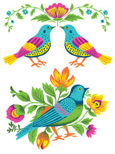 Load image into Gallery viewer, IOD Paint Inlay Vida Flora Designed by Debi Beard from Debi's DIY Paint 16" x 12" Pad 8 Sheets Decorative Furniture Inlay Limited Quanities